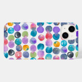 鮮やかな抽象水彩iPhoneケース Case-Mate iPhoneケース (裏面 (横))