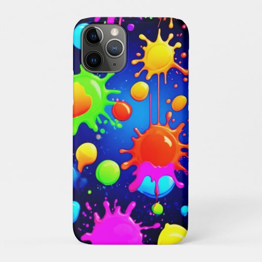 鮮やかな抽象画の爆発 Case-Mate iPhoneケース (裏)