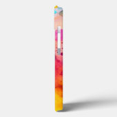 鮮やかな抽象的水彩スプラッターパターン Case-Mate iPhoneケース (裏面 / 左)