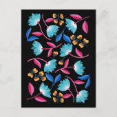 鮮やかな抽象絵画 ポストカード (正面)