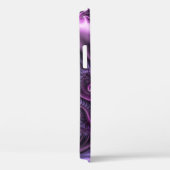 鮮やかな抽象芸術カッコいいピンクパープルフラクタルアートスパイラル Case-Mate iPhoneケース (裏面 / 右)