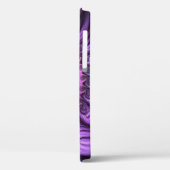 鮮やかな抽象芸術カッコいいピンクパープルフラクタルアートスパイラル Case-Mate iPhoneケース (裏面 / 左)