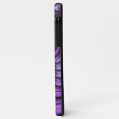 鮮やかな抽象芸術カッコいいピンクパープルフラクタルアートスパイラル Case-Mate iPhoneケース (裏面/左)