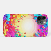 鮮やかな抽象芸術カラー爆発アート Case-Mate iPhoneケース (裏面(横))