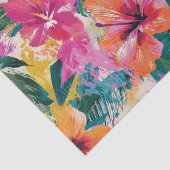 鮮やかな抽象芸術ハイビスカスデクページ紙 薄葉紙 (詳細)