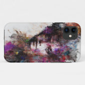 鮮やかな抽象芸術ポートレートiPhone 11ケース Case-Mate iPhoneケース (裏面(横))