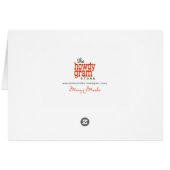 鮮やかな抽象芸術炎の赤と紫の誕生日カード (裏面横)