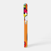 鮮やかな抽象芸術: 色の爆発 iPhone 16ケース (左側面)