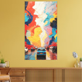 鮮やかな旅 キャンバスプリント (インサイチュ (リビング))