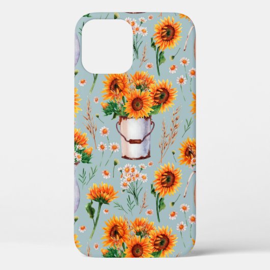 鮮やかな日当たりの鮮やかな水彩模様 Case-Mate iPhoneケース (裏面)