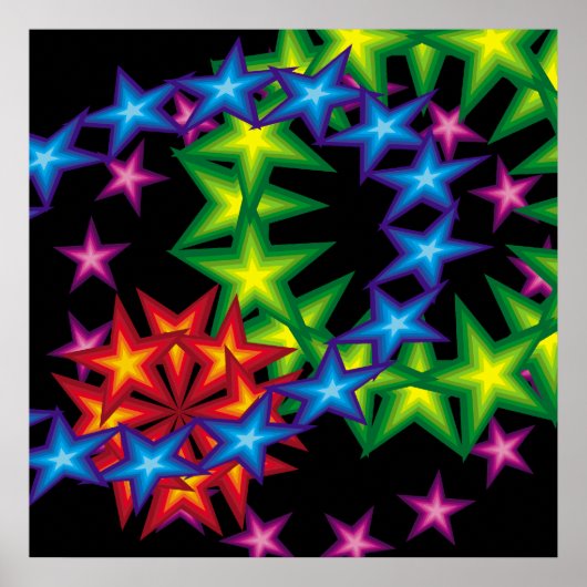 鮮やかな星団 ポスター (正面)
