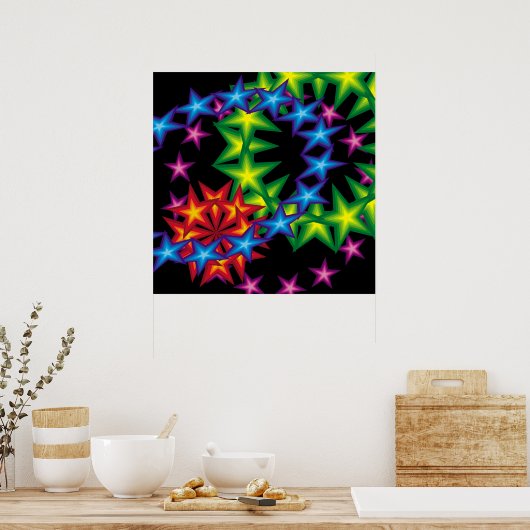 鮮やかな星団 ポスター (キッチン)