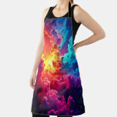 鮮やかな星雲アート: 宇宙の色彩芸術 エプロン (インサイチュ)