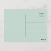 鮮やかな春の抽象芸術水彩 ポストカード (裏面)