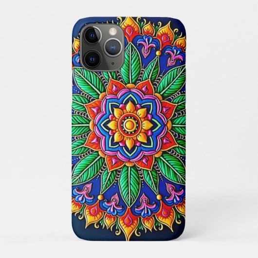 鮮やかな曼荼羅アート Case-Mate iPhoneケース (裏)