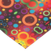 鮮やかな未来的抽象芸術都市傾向幾何学模様 テーブルクロス (アングル)