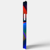 鮮やかな桃のデジタル絵を描倍率 Case-Mate iPhoneケース (裏面 / 右)