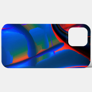 鮮やかな桃のデジタル絵を描倍率 iPhone 13 PRO MAXケース