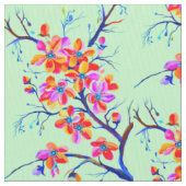 鮮やかな桜の花 ファブリック (クローズアップ)