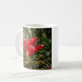 鮮やかな植物画 ショウガの花 コーヒーマグ コーヒーマグカップ (正面左)