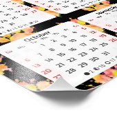 鮮やかな水の色スプラッシュドッグポー2024カレンダー フォトプリント            (角)