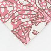 鮮やかな水中のシームレスな模様と美しさ  フリースブランケット (角)