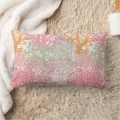 鮮やかな水中のシームレスな模様と美しさ ランバークッション (ブランケット)