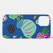 鮮やかな水中のシームレスな模様と美しさ Case-Mate iPhoneケース (裏面 (横))