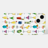 鮮やかな水彩カクテルパターントートバッグ Case-Mate iPhoneケース (裏面 (横))