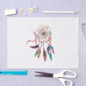 鮮やかな水彩画のペンキのボヘミアのDreamcatcher 薄葉紙 (クラフト)
