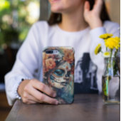 鮮やかな水彩画の死者の日カトリーナ Case-Mate iPhoneケース