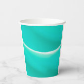 鮮やかな海の緑の紙コップ 紙コップ (裏面)