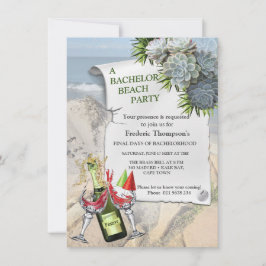 鮮やかな淡い青の独身パーティー