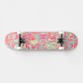 鮮やかな渦 スケートボード (横)