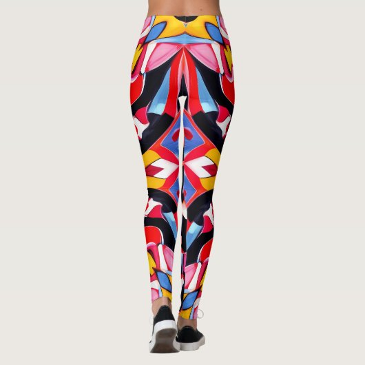 鮮やかな渦 レギンス (裏面)