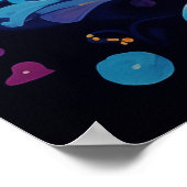 鮮やかな渦：咲くバニーブリス ポスター (角)