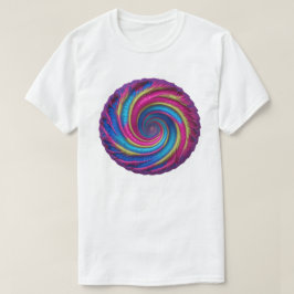 鮮やかな渦 – 渦巻きサイケデリック状 Tシャツ