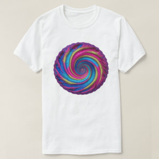 鮮やかな渦 – 渦巻きサイケデリック状 Tシャツ