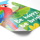 鮮やかな熱帯のワンピースアート フォトプリント            (角)