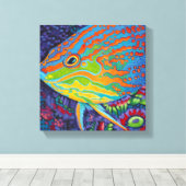 鮮やかな熱帯魚I キャンバスプリント (インサイチュ (ウッドフロア))