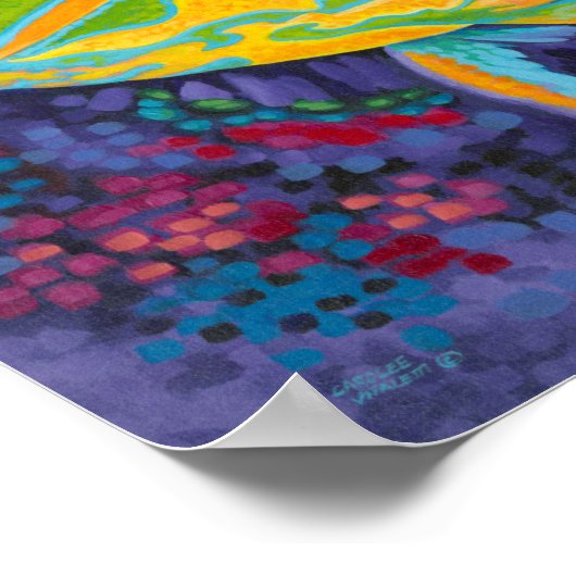 鮮やかな熱帯魚I ポスター (角)