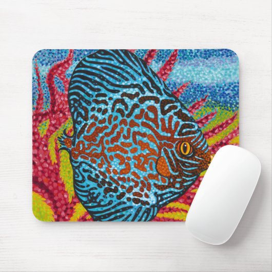 鮮やかな熱帯魚II マウスパッド (マウス)