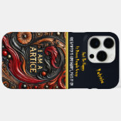 鮮やかな目のアートワークと素晴らし詳細 Case-Mate iPhoneケース (裏面 (横))