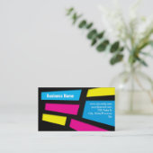 鮮やかな破裂音は名刺を平方します 名刺 (スタンド正面)