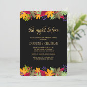 鮮やかな秋の招待状 招待状 (スタンド正面)