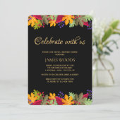 鮮やかな秋の招待状 招待状 (スタンド正面)