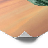 鮮やかな空の下の自由の像 ポスター (角)