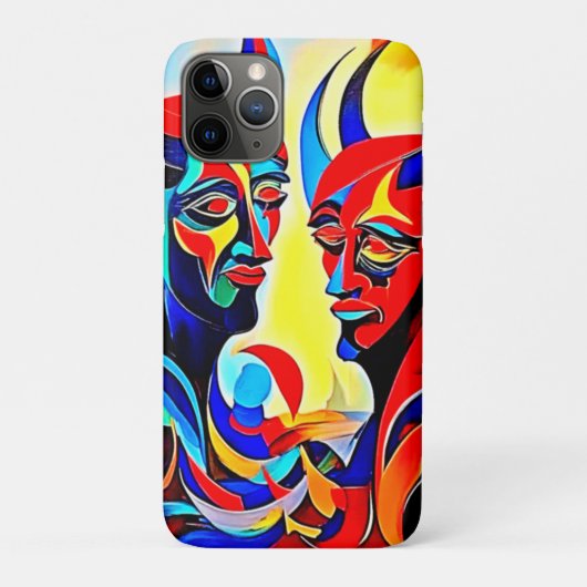 鮮やかな精神のペアデザイン Case-Mate iPhoneケース (裏)