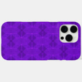 鮮やかな紫の幾何学テクスチャー Case-Mate iPhoneケース (裏面 (横))