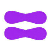 鮮やかな紫無地の色 野球ボール (パネル)